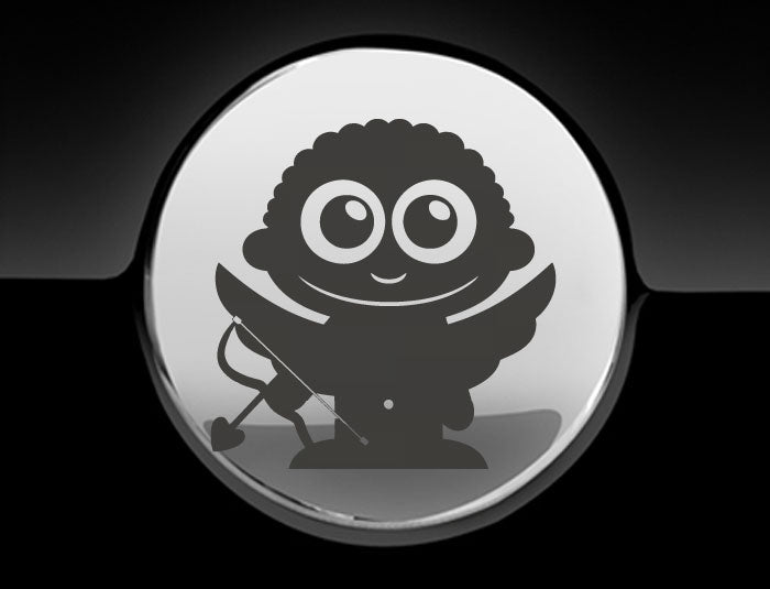 Adorable Cupid Fuel Cap Car Sticker