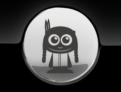 Adorable Indian Fuel Cap Car Sticker
