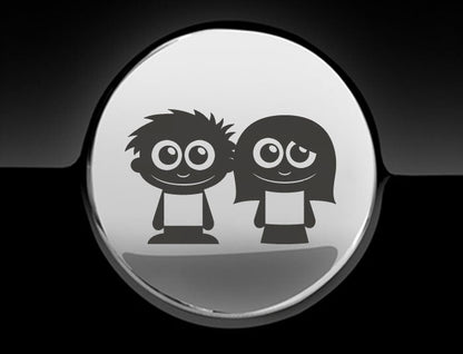 Adorable Friends Fuel Cap Car Sticker