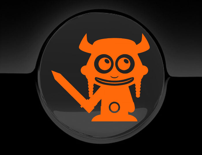 Adorable Viking Fuel Cap Car Sticker