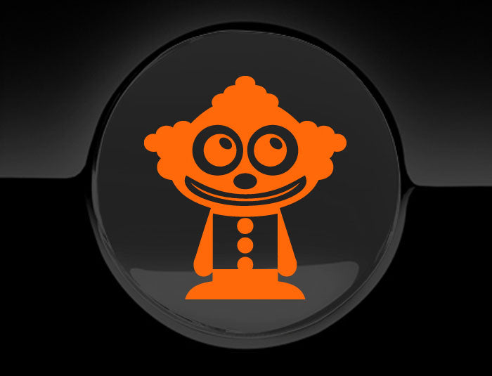 Adorable Clown Fuel Cap Car Sticker