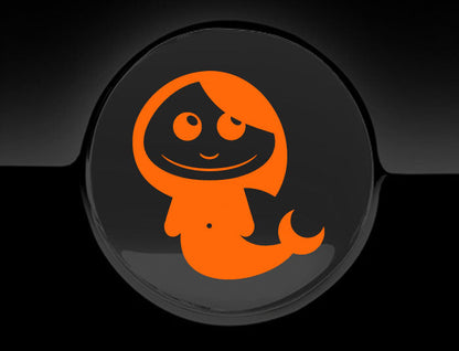 Adorable Mermaid Fuel Cap Car Sticker