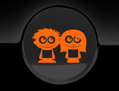 Adorable Friends Fuel Cap Car Sticker