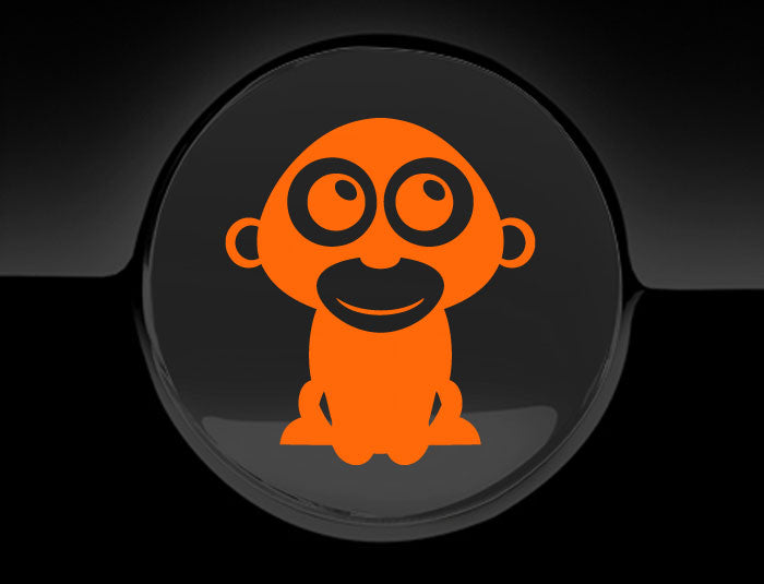 Adorable Gorilla Fuel Cap Car Sticker