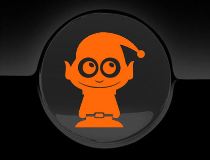 Adorable Elf Fuel Cap Car Sticker