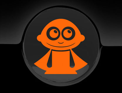 Adorable Superhero Fuel Cap Car Sticker