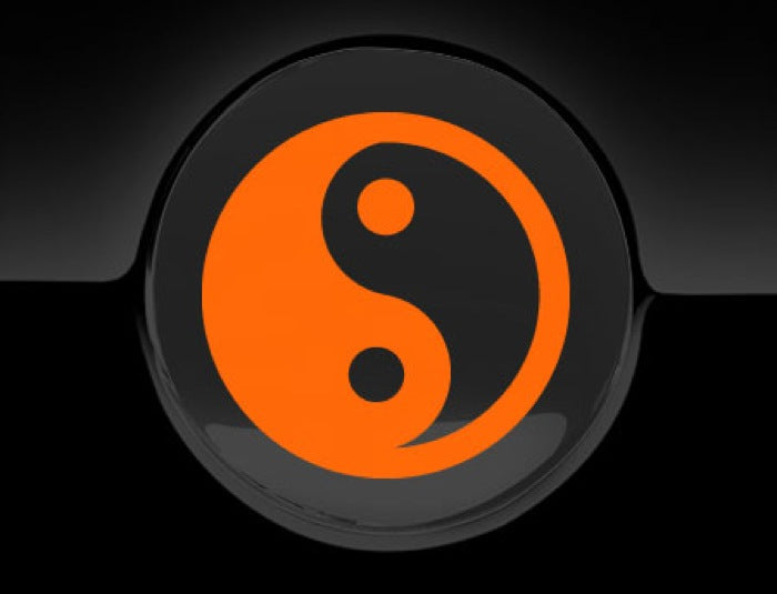 Yin Yang Fuel Cap Cover Car Sticker