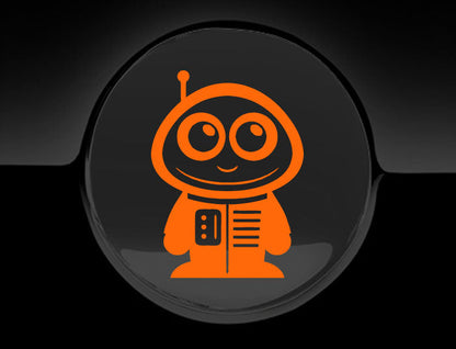 Adorable Astronaut Fuel Cap Car Sticker