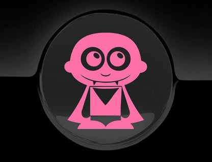 Adorable Vampire Fuel Cap Car Sticker