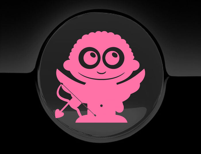 Adorable Cupid Fuel Cap Car Sticker