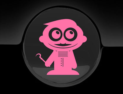 Adorable Dentist Fuel Cap Car Sticker