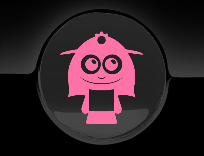 Adorable Lady Fuel Cap Car Sticker