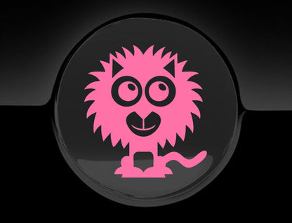 Adorable Lion Fuel Cap Car Sticker