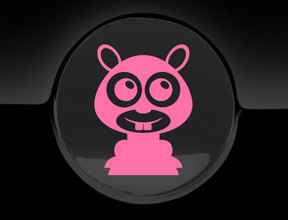 Adorable Mole Fuel Cap Car Sticker