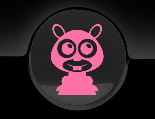 Adorable Mole Fuel Cap Car Sticker