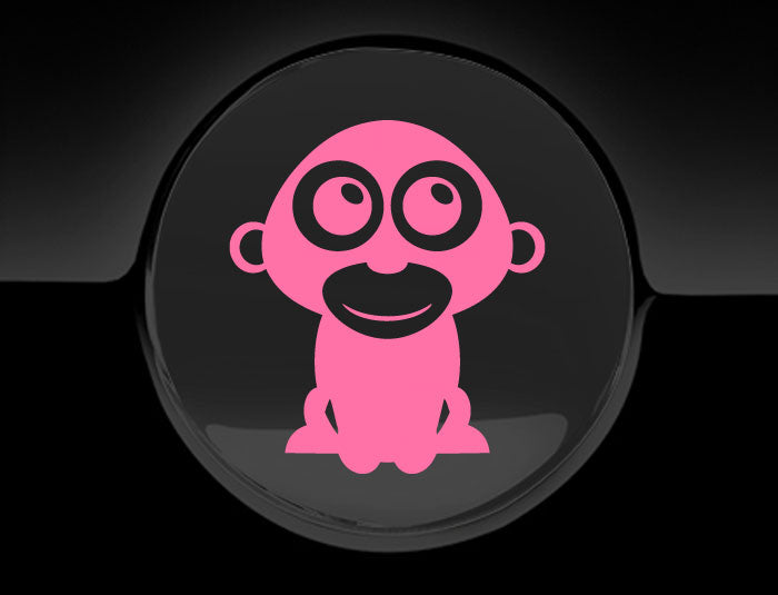 Adorable Gorilla Fuel Cap Car Sticker