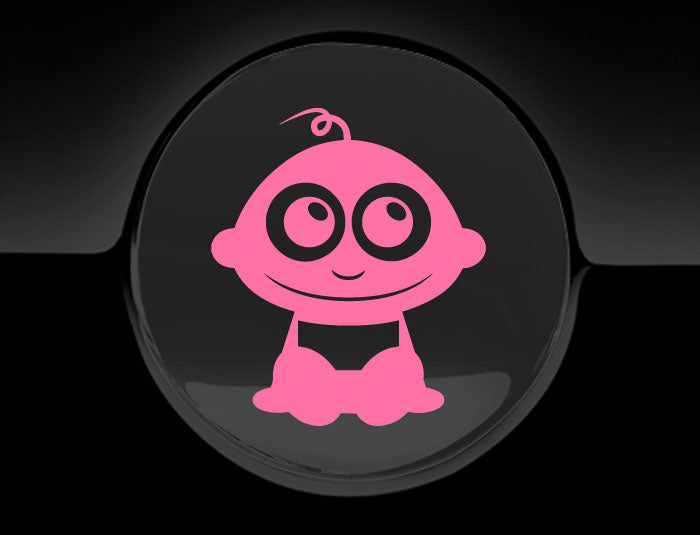 Adorable Baby Fuel Cap Car Sticker