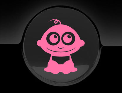 Adorable Baby Fuel Cap Car Sticker