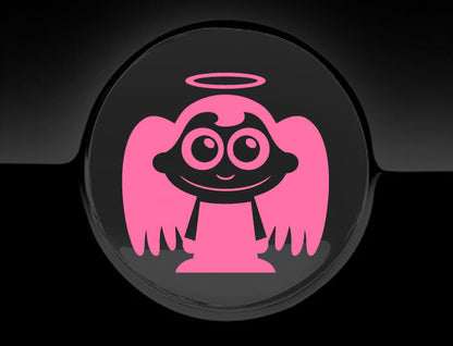Adorable Angel Fuel Cap Car Sticker