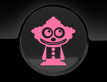 Adorable Clown Fuel Cap Car Sticker