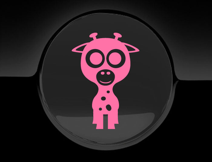 Adorable Giraffe Fuel Cap Car Sticker