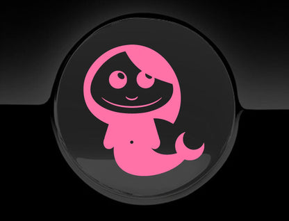 Adorable Mermaid Fuel Cap Car Sticker