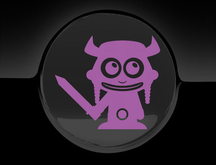 Adorable Viking Fuel Cap Car Sticker