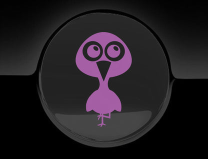 Adorable Flamingo Fuel Cap Car Sticker