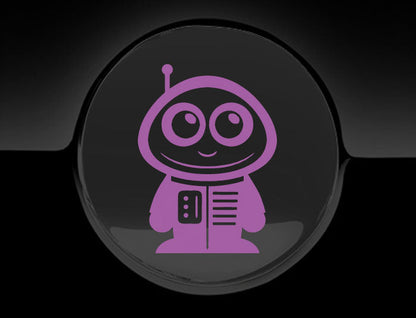 Adorable Astronaut Fuel Cap Car Sticker