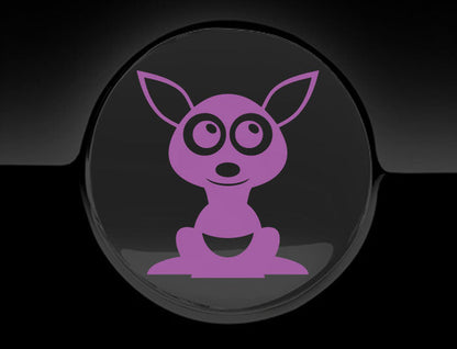 Adorable Kangaroo Fuel Cap Car Sticker