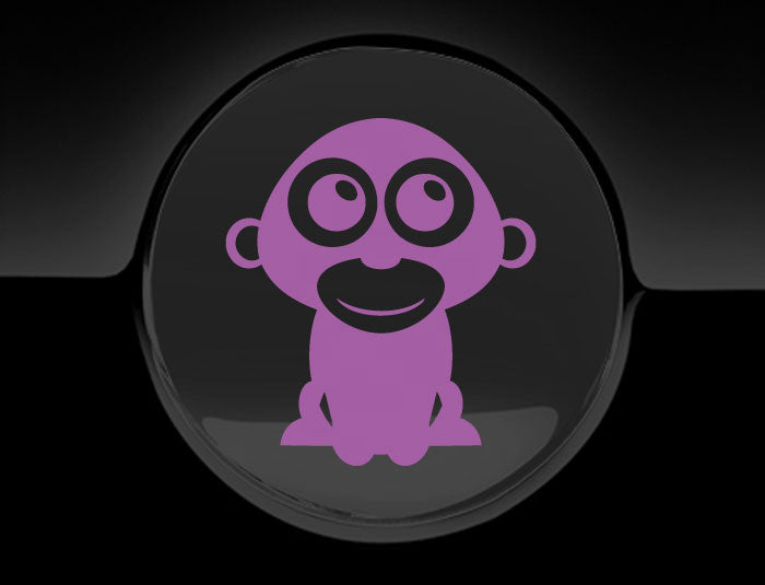 Adorable Gorilla Fuel Cap Car Sticker