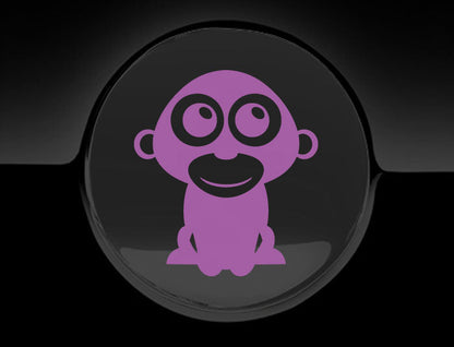 Adorable Gorilla Fuel Cap Car Sticker