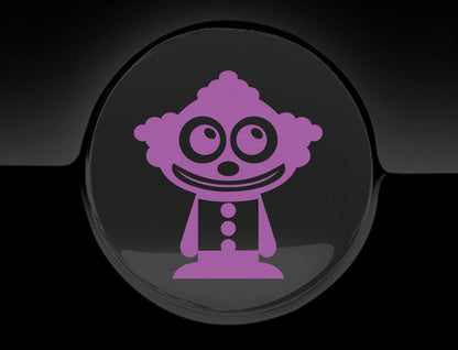 Adorable Clown Fuel Cap Car Sticker