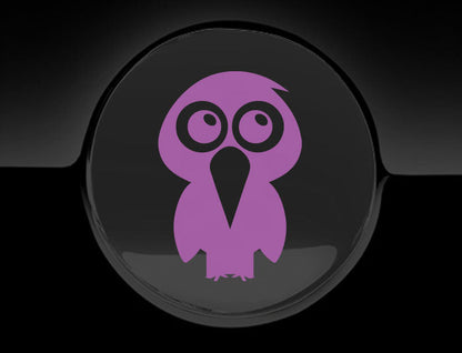 Adorable Hawk Fuel Cap Car Sticker