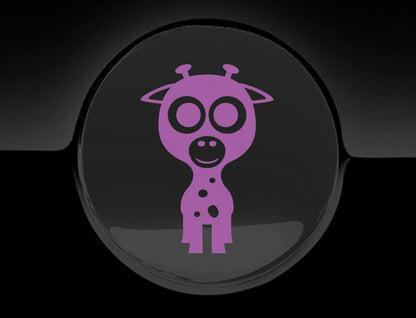 Adorable Giraffe Fuel Cap Car Sticker