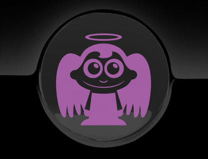 Adorable Angel Fuel Cap Car Sticker