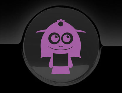 Adorable Lady Fuel Cap Car Sticker