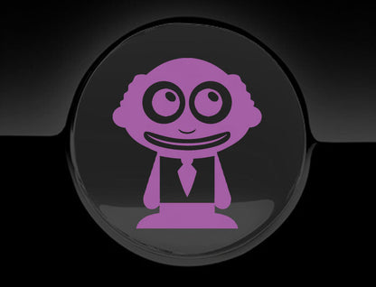 Adorable Grandpa Fuel Cap Car Sticker