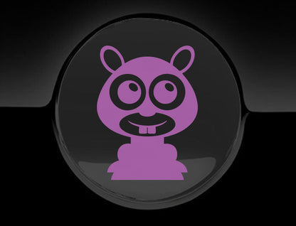 Adorable Mole Fuel Cap Car Sticker