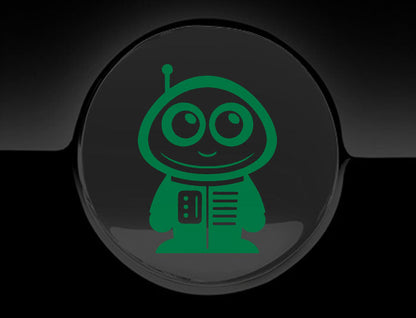 Adorable Astronaut Fuel Cap Car Sticker