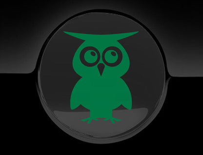 Adorable Owl Fuel Cap Car Sticker