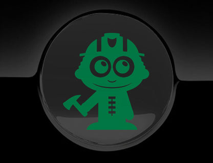 Adorable Firefighter Fuel Cap Car Sticker