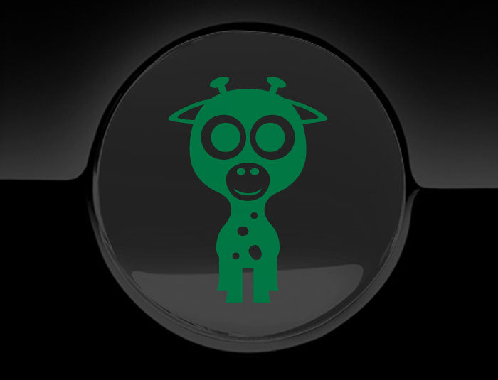 Adorable Giraffe Fuel Cap Car Sticker