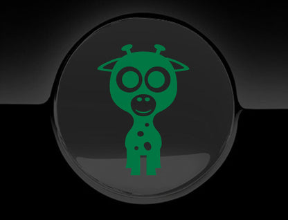 Adorable Giraffe Fuel Cap Car Sticker