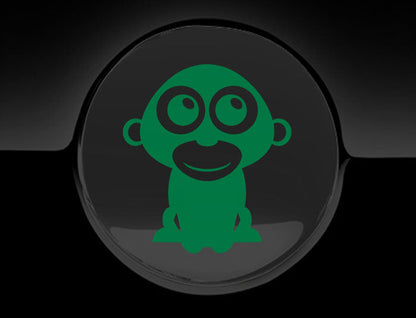 Adorable Gorilla Fuel Cap Car Sticker