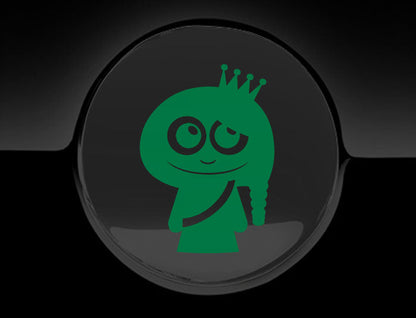 Adorable Princess Fuel Cap Car Sticker