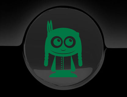 Adorable Indian Fuel Cap Car Sticker