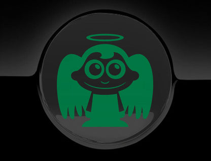 Adorable Angel Fuel Cap Car Sticker