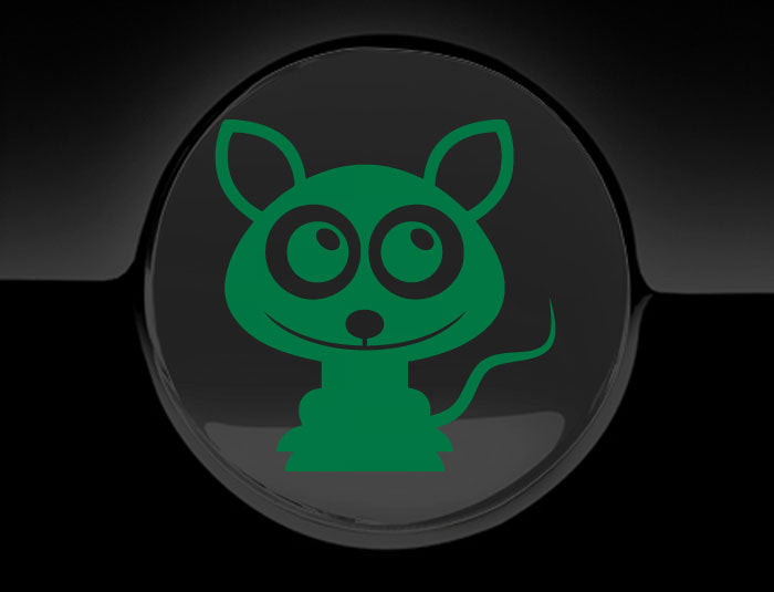 Adorable Rat Fuel Cap Car Sticker