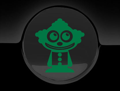Adorable Clown Fuel Cap Car Sticker